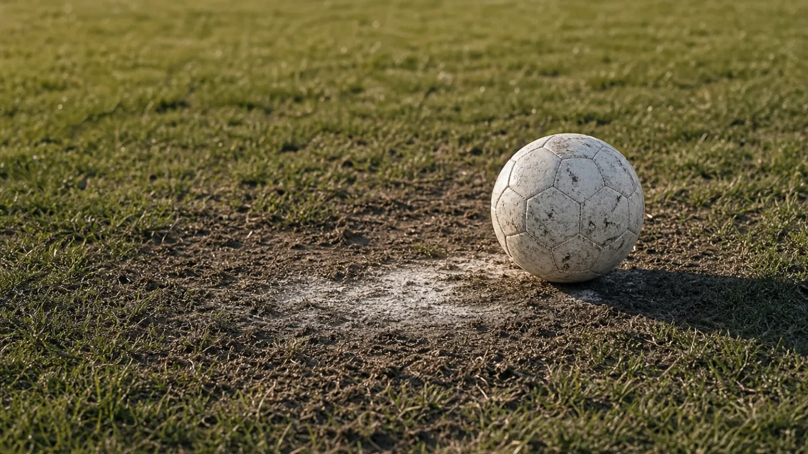 Ball auf dem Elfmeterpunkt
