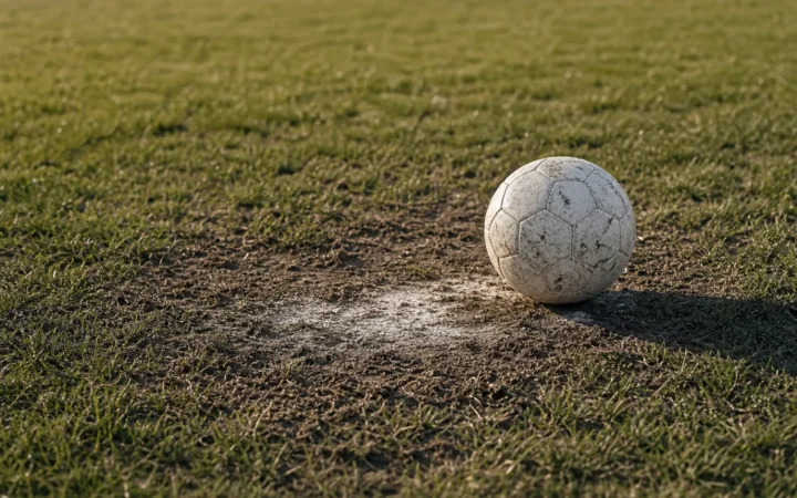 Ball auf dem Elfmeterpunkt